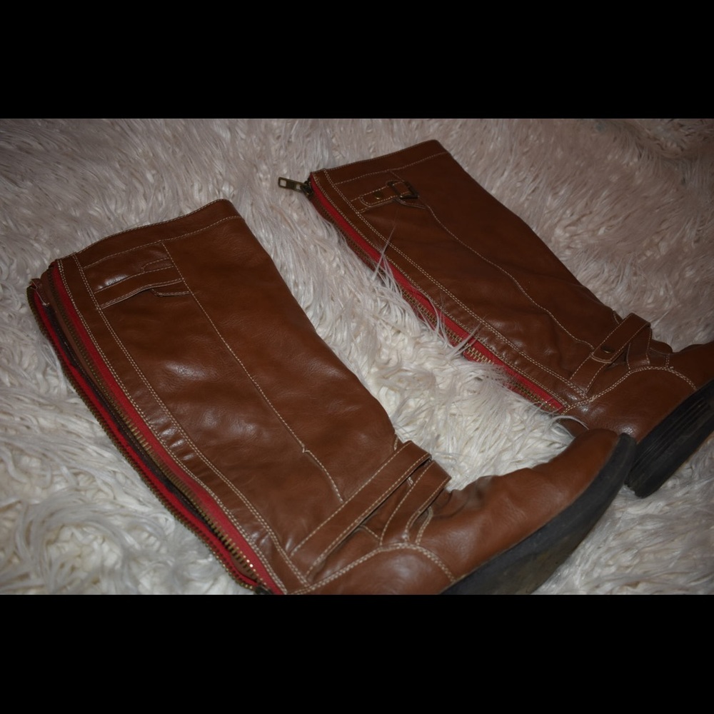 Madden Girl Brown Riding Boots